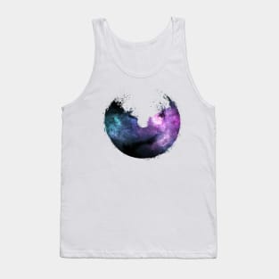 Semicircle with a galaxy Tank Top